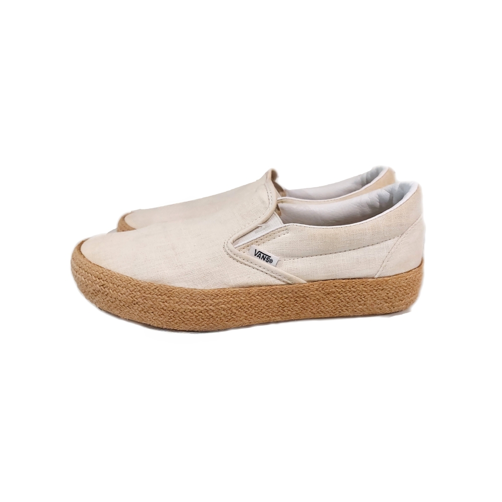 Vans Linen And Jute Slip-on Size 9.5 Women’s/Mens Size 8M
